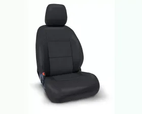 PRP Seats Front Seat Cover Black with Black Stitch for 2016+ Toyota Tacoma Power Seat Adjuster