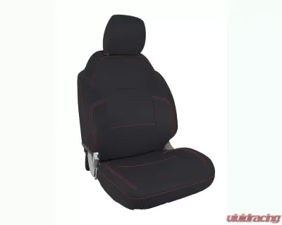 PRP Seats Front Seat Cover Black Red Stitch for 2021+ Ford Bronco 4 Door B060-01 - B060-01