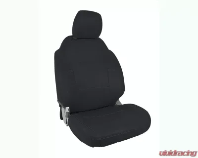 PRP Seats Front Seat Cover Black with Black Stitch for 2021+ Ford Bronco 4 Door - B060-02