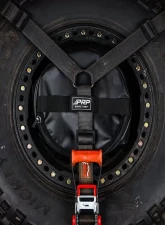 PRP Seats E101 Spare Tire Bag for Off-Road Vehicles - Durable Black Material                                     - E101 - Image 2