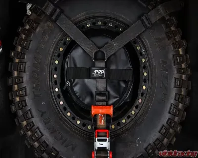 PRP Seats E101 Spare Tire Bag for Off-Road Vehicles - Durable Black Material - E101