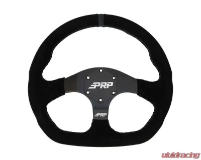 PRP Seats D-Shape Steering Wheel Suede Black for G250 - 14 Inch Diameter - G250