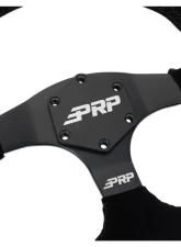 PRP Seats D-Shape Steering Wheel Suede Black for G250 - 14 Inch Diameter                                     - G250 - Image 2