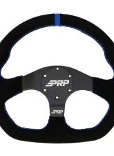PRP Seats D-Shape Steering Wheel Suede Blue for G251 - Durable, Stylish Design                                     - G251 - Image 3