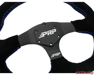 PRP Seats D-Shape Steering Wheel Suede Blue for G251 - Durable, Stylish Design - G251