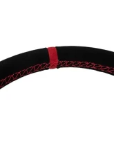 PRP Seats D-Shape Steering Wheel Suede Red for G253 - High-Quality Material, 14 Inch Size                                     - G253 - Image 3