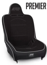 PRP Seats Premier High Back Suspension Seat Black with Silver Outline A100110-54                                     - A100110-54 - Image 2