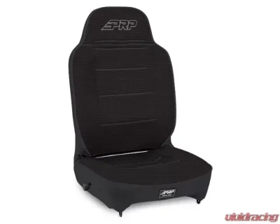 PRP Seats Enduro High Back Reclining Suspension Seat Driver Side All Black A13011044-50 - A13011044-50
