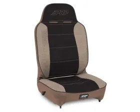 PRP Seats Enduro High Back Reclining Suspension Seat Driver Side Tan and Black A13011044-64