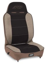 PRP Seats Enduro High Back Reclining Suspension Seat Passenger Side Tan and Black A13011045-64                                     - A13011045-64 - Image 2