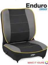 PRP Seats Enduro Low Back Reclining Suspension Seat Passenger Side for UTV, Black                                     - A13011245 - Image 2