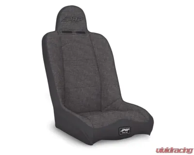 PRP Seats Daily Driver High Back Suspension Seat Black with Silver Outline A140110-54 - A140110-54
