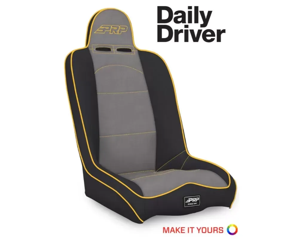 PRP Seats Daily Driver High Back Extra Wide Suspension Seat - A140210