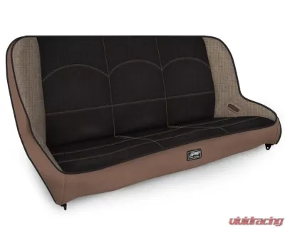 PRP Seats 47 Inch Wide Tan and Black Rear Bench Seat for Jeep Wrangler JK 2007-2017 - A3610-47-64