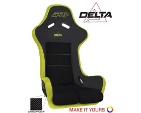 PRP Seats Delta Composite Seat Carbon Fiber A37C for UTVs, Lightweight, Durable Design