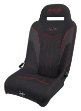 PRP Seats RST Rear Suspension Seat for Polaris RZR 2014-2023, Black & Red, Durable Material                                     - A4108-237 - Image 4