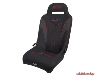 PRP Seats RST Rear Suspension Seat for Polaris RZR 2014-2023, Black & Red, Durable Material - A4108-237