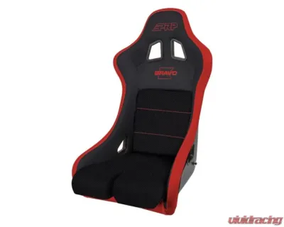 PRP Seats Bravo Composite Seat Black & Red - A4502-237, Off-Road Fitment, Durable Material - A4502-237