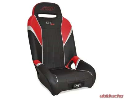 PRP Seats GT/S.E. Rear Suspension Seat Black with Red Outline for Polaris RZR XP 1000 2014-2018 - A58R-237