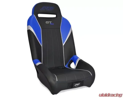 PRP Seats GT/S.E. Rear Suspension Seat Black with Blue Outline for Polaris RZR A58R-V - A58R-V