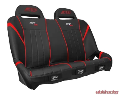 PRP Seats GT/S.E. Bench Seat Black and Red for Polaris RZR XP 4 1000 2014-2019 - A60-237
