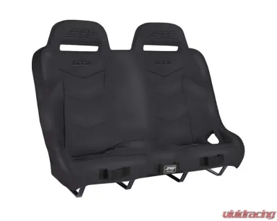 PRP Seats GT3 Rear Suspension Bench for Polaris RZR 2014-2023, All Black - A74-201