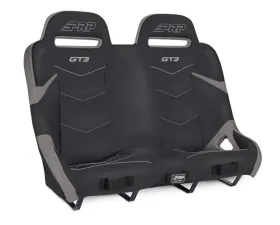 PRP Seats GT3 Rear Suspension Bench for Polaris RZR 2014-2023, Grey Upholstery