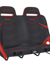 PRP Seats GT3 Rear Suspension Bench for 2014-2023 Polaris RZR, Red Upholstery                                     - A74-237 - Image 2