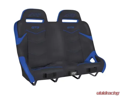 PRP Seats GT3 Rear Suspension Bench for Polaris RZR 2014-2023, Blue, Durable Material - A74-V