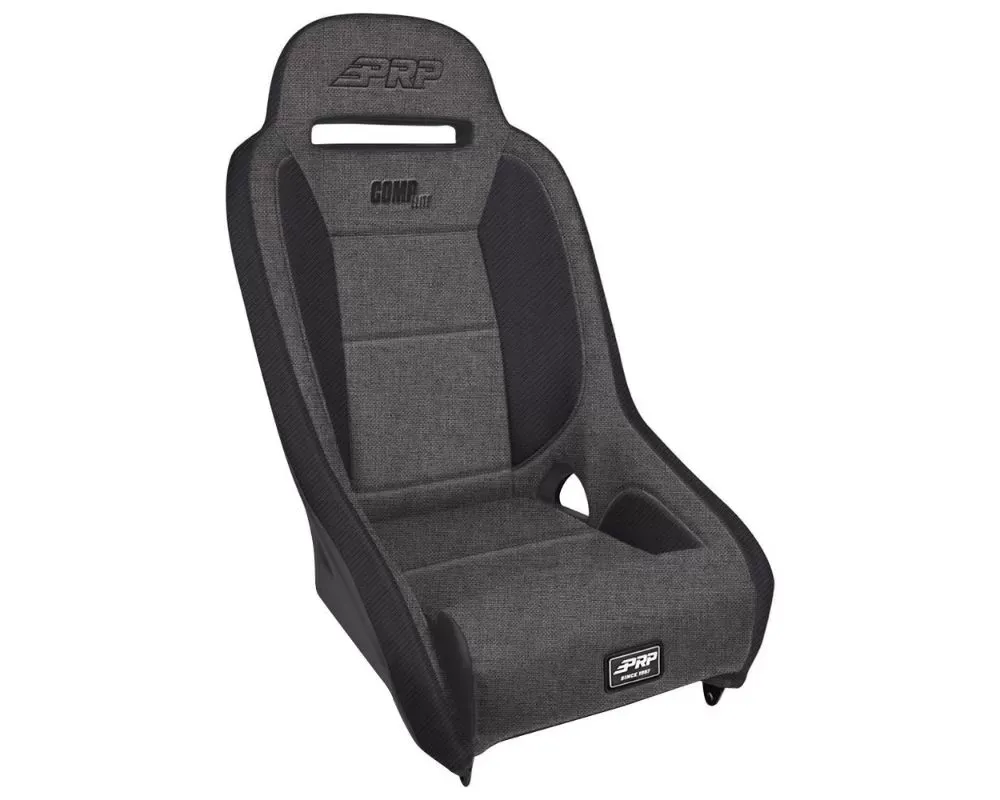 PRP Seats Comp Elite Suspension Seat Black with Gray Trim - A8301-54
