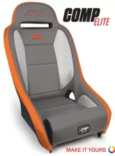 PRP Seats Competition Elite Suspension Seat A8301 for Polaris RZR 2015-2023, Black Fabric                                     - A8301 - Image 2