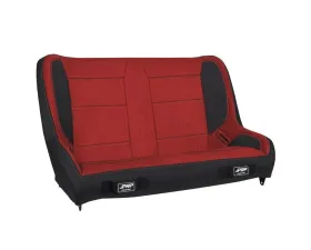 PRP Seats Elite Series Lowback Bench Seat for Jeep Wrangler CJ7 1977-1995, Black Vinyl