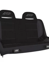 PRP Seats Elite Series Rear Bench Seat for Jeep Wrangler JKU 2007-2018 All Black                                     - A9240-47-50 - Image 2