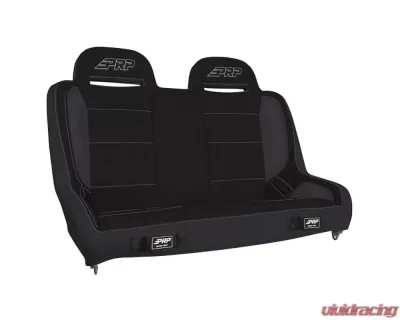 PRP Seats Elite Series Rear Bench Seat for Jeep Wrangler JKU 2007-2018 All Black - A9240-47-50