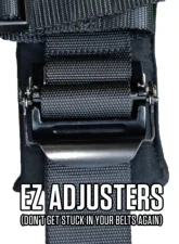 PRP Seats 4.2 inch Latch and Link 4 Point Harness                                     - SB4.2LL - Image 2