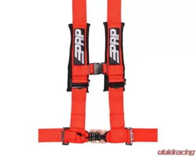 PRP Seats SB4.3R 3 Inch 4 Point Harness Red Clearance for Racing and Off-Road Use - SB4.3R