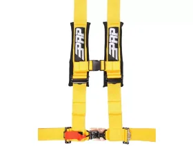 PRP Seats 3 Inch 4 Point Harness Yellow