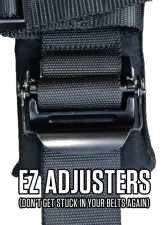 PRP Seats SB4.3 3 Inch 4 Point Harness Black - Universal Fit for Racing and Off-Road Use                                     - SB4.3 - Image 3