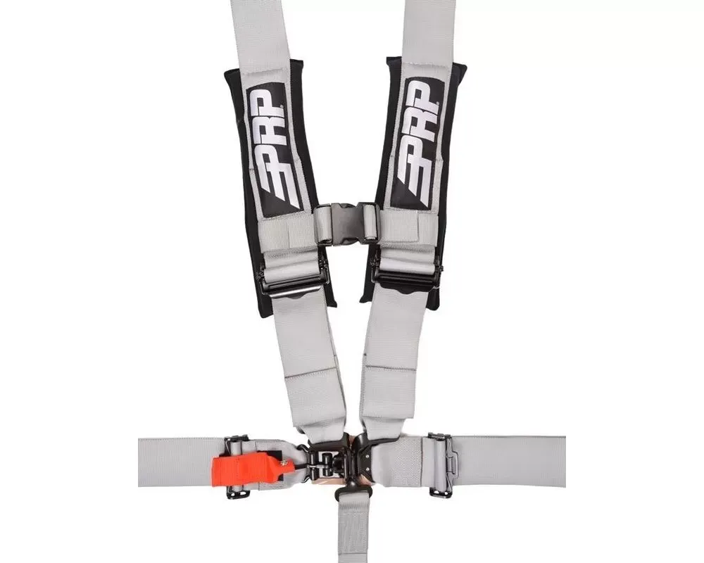 PRP Seats 3 Inch 5 Point Harness Silver - SB5.3G