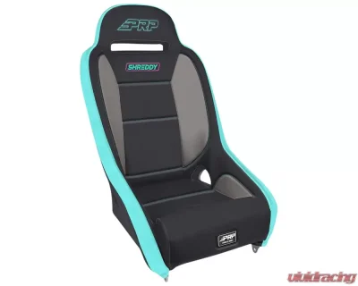 PRP Seats Shreddy Black & Teal Comp Elite Suspension Seat - SHRDYA8301-01