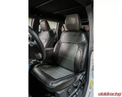 PRP Seats Front Seat Covers for Ford Bronco 4 Door 2021+, Durable Material, Black - B060