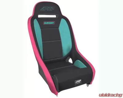 PRP Seats Comp Elite Suspension Seat Black, Pink & Teal for UTVs - SHRDYA8301-02 - SHRDYA8301-02
