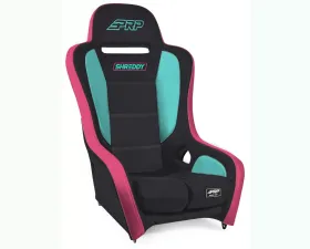 PRP Seats Black | Pink & Teal Podium Elite Suspension Seat