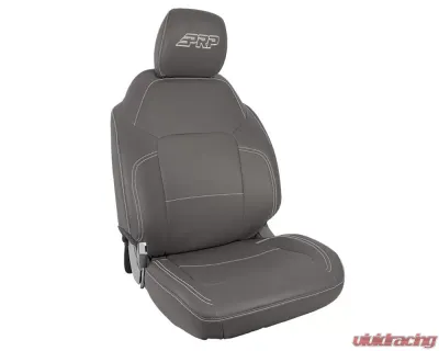 PRP Seats Front Seat Covers for 2021+ Ford Bronco, Durable Material, Custom Fit, Black - B058