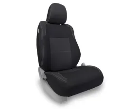 PRP Seats Front Seat Cover Fold Flat Edition Black/Grey Stitching for Toyota Tacoma 2012-2015