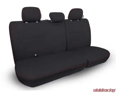 PRP Seats Rear Bench Cover Black/Red for Toyota Tacoma 2012-2015, B052-01 - B052-01