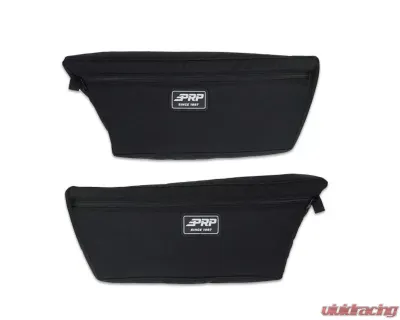 PRP Seats Upper Door Bags Pair for Mercedes Sprinter Van 2019+, Durable Material, Black - E121