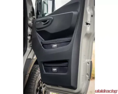 PRP Seats Upper Door Bags Pair for Mercedes Sprinter Van 2019+, Durable Material, Black - E121