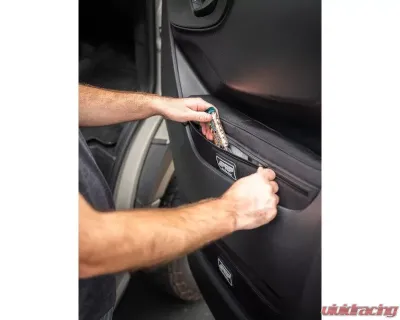 PRP Seats Upper Door Bags Pair for Mercedes Sprinter Van 2019+, Durable Material, Black - E121