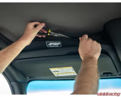 PRP Seats Overhead Bag Pair for 2019+ Mercedes Sprinter Van, Black, Durable Material - E123